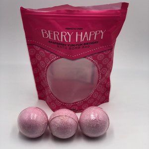 Posh Berry Happy 3 pc Bath Bomb Set, Retired & HTF
